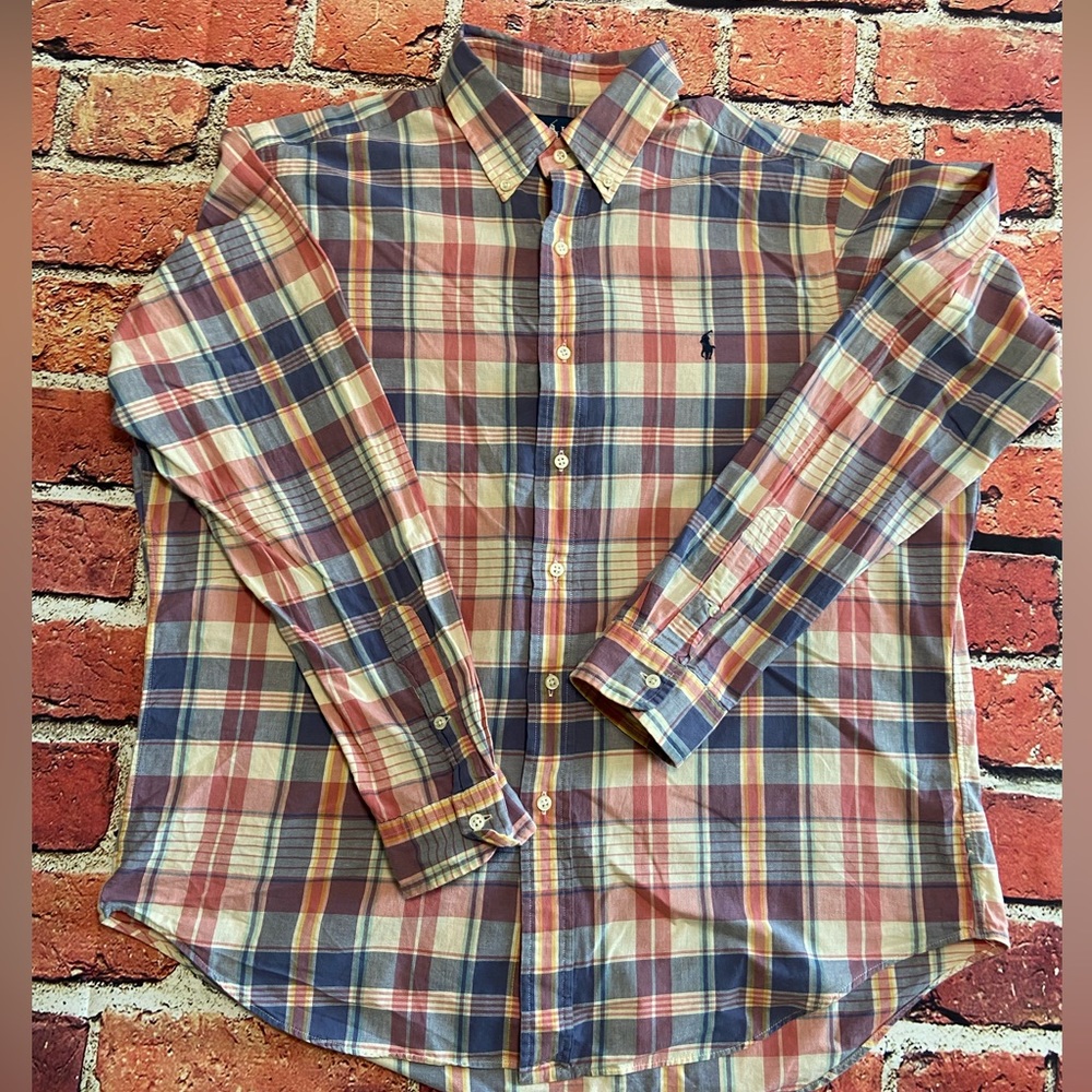 Vintage polo button up shirt size XL